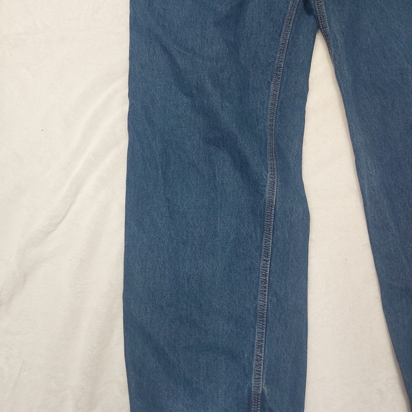 Carhartt Mens 36x34 Flame Resistant Denim Carpenter Work Jeans FRB13DNM - Picture 4 of 10